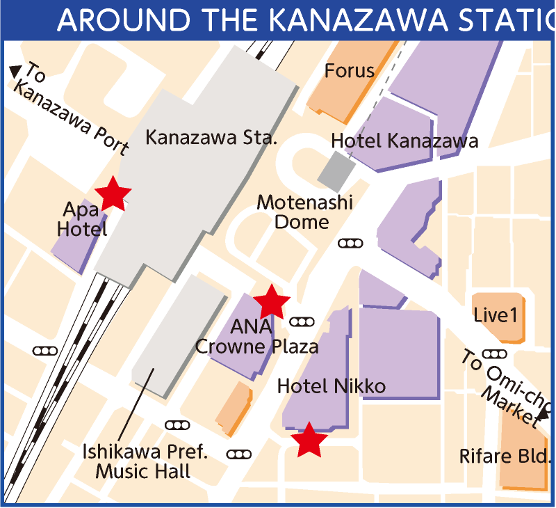 Around the Kanazawa Station